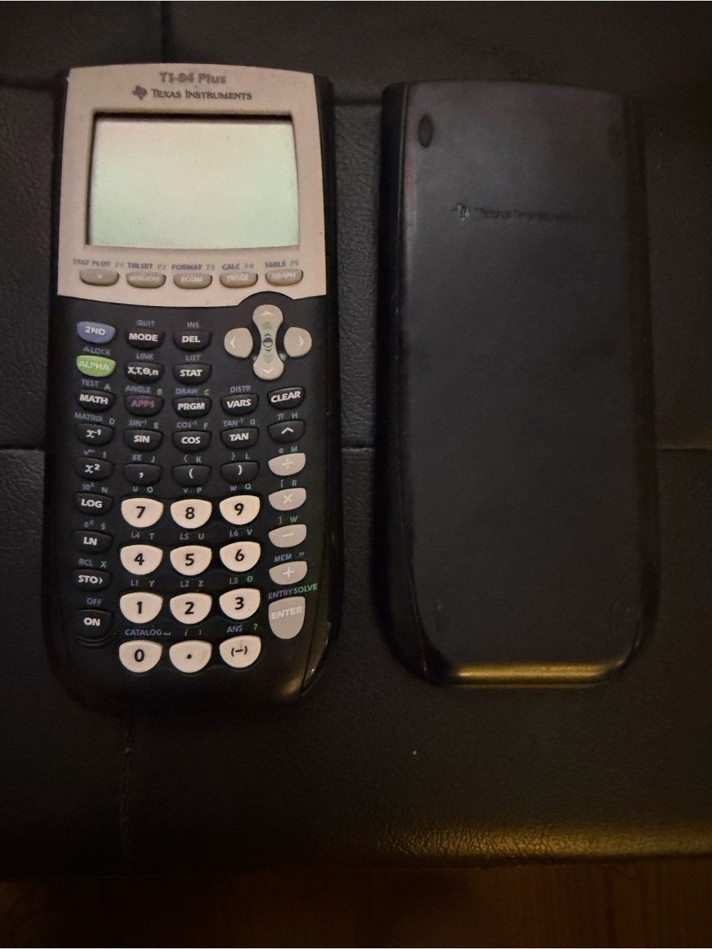 Texas Instruments TI-84 Plus GraphingCalculator in Black and White